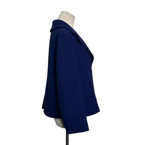 GIORGIO ARMANI Blue Virgin Wool Evening Jacket size 6 - Picture 2 of 9